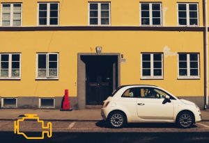 exemple de fiat 500 avec un voyant moteur