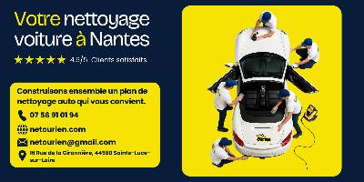 flyers d'une société nettoyage auto