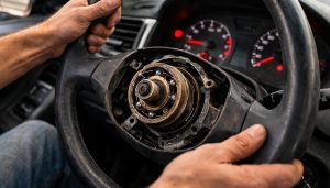 Inspection de la colonne de direction