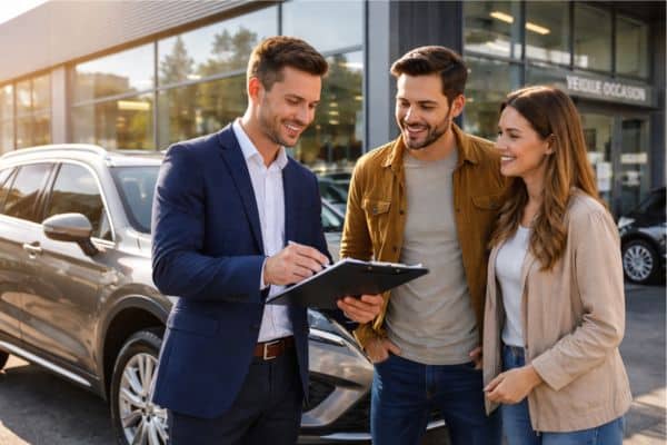 Vente de voiture en soirée